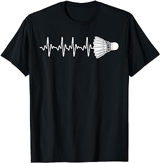 Cool Badminton For Men Women Shuttlecock Sports Team Player T-Shirt