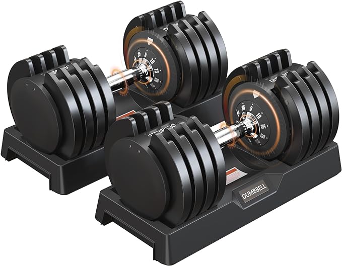 Adjustable Dumbbell Single Dumbbell, 5-in-1 Adjustable Free Weight Dumbbell