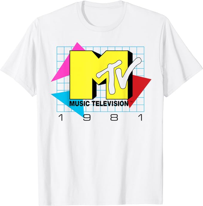 MTV Music Television 1981 Logo T-Shirt