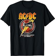 AC/DC Rock Music Band For Those About To Rock 1981 T-Shirt