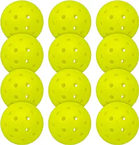 Franklin Sports Outdoor Pickleballs - X-40 Pickleball Balls - USA Pickleball (USAPA) Approved - Official US Open Ball