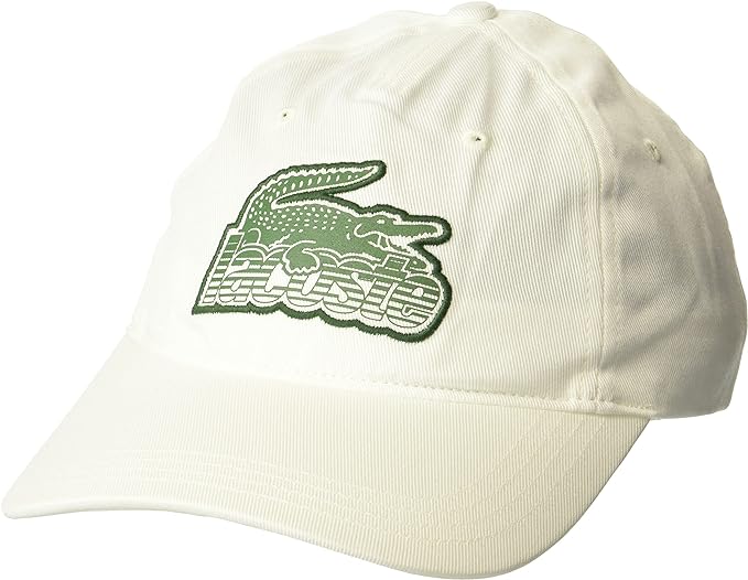 Lacoste Men's Twill Baseball Hat with Croc Patch