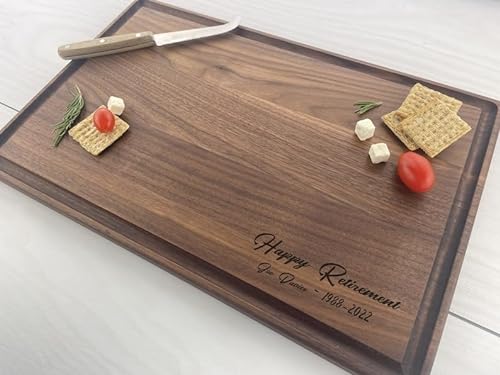 Personalized Cutting Board, Engraved Cutting Board, Retirement Gift, 