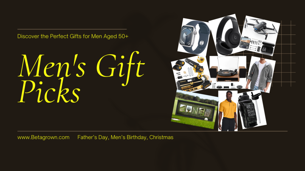 Father's Day gift banner that takes the user to the betagrown gifts for men product page